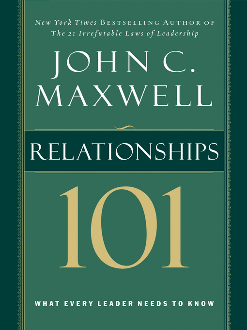 Title details for Relationships 101 by John C. Maxwell - Wait list
